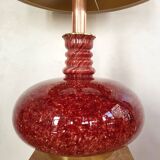 Danish blown glass lamp