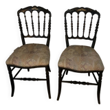 Pair of Napoleon III chairs