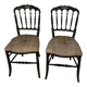 Paire de chaises Napoleon III