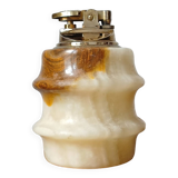 Amber Marbled Onyx Table Lighter