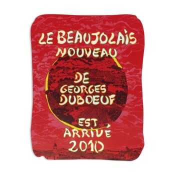 Poster Françoise Vergier, Beaujolais Nouveau