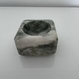 Green marble salt pot