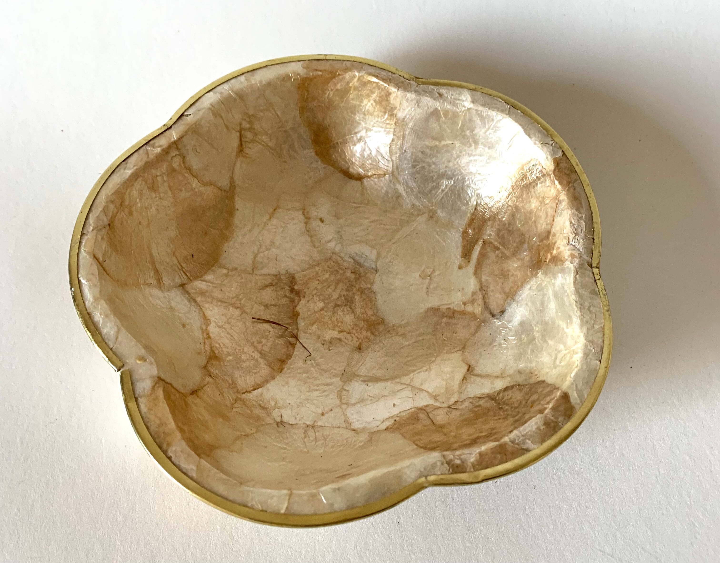 Small empty mother-of-pearl pocket