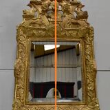 Miroir en bois doré, style régence, fin XlXe