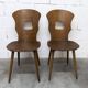 Paire de chaises Baumann modèle Gentiane 1960