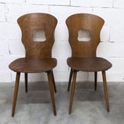 Pair of Baumann chairs model Gentiane 1960
