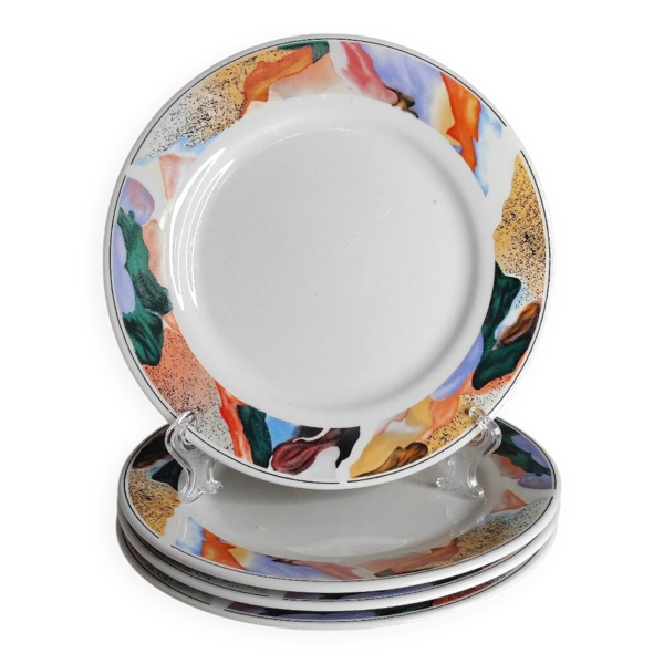 Assiettes à dessert colorés GL