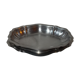 Lot de 2 plats ovales en inox