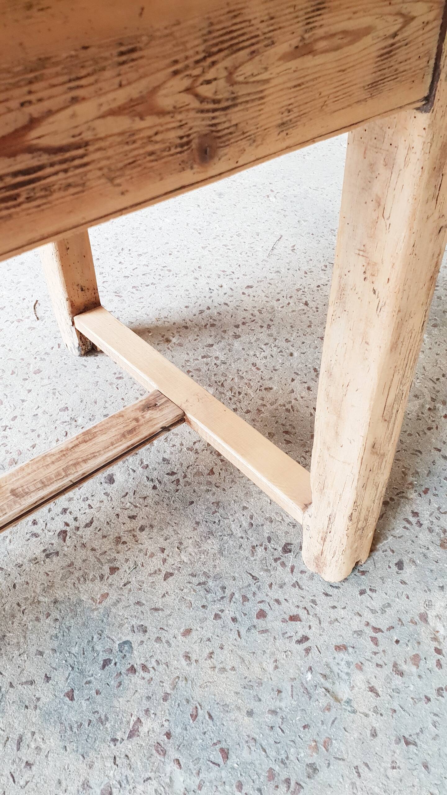 Antique farmhouse table