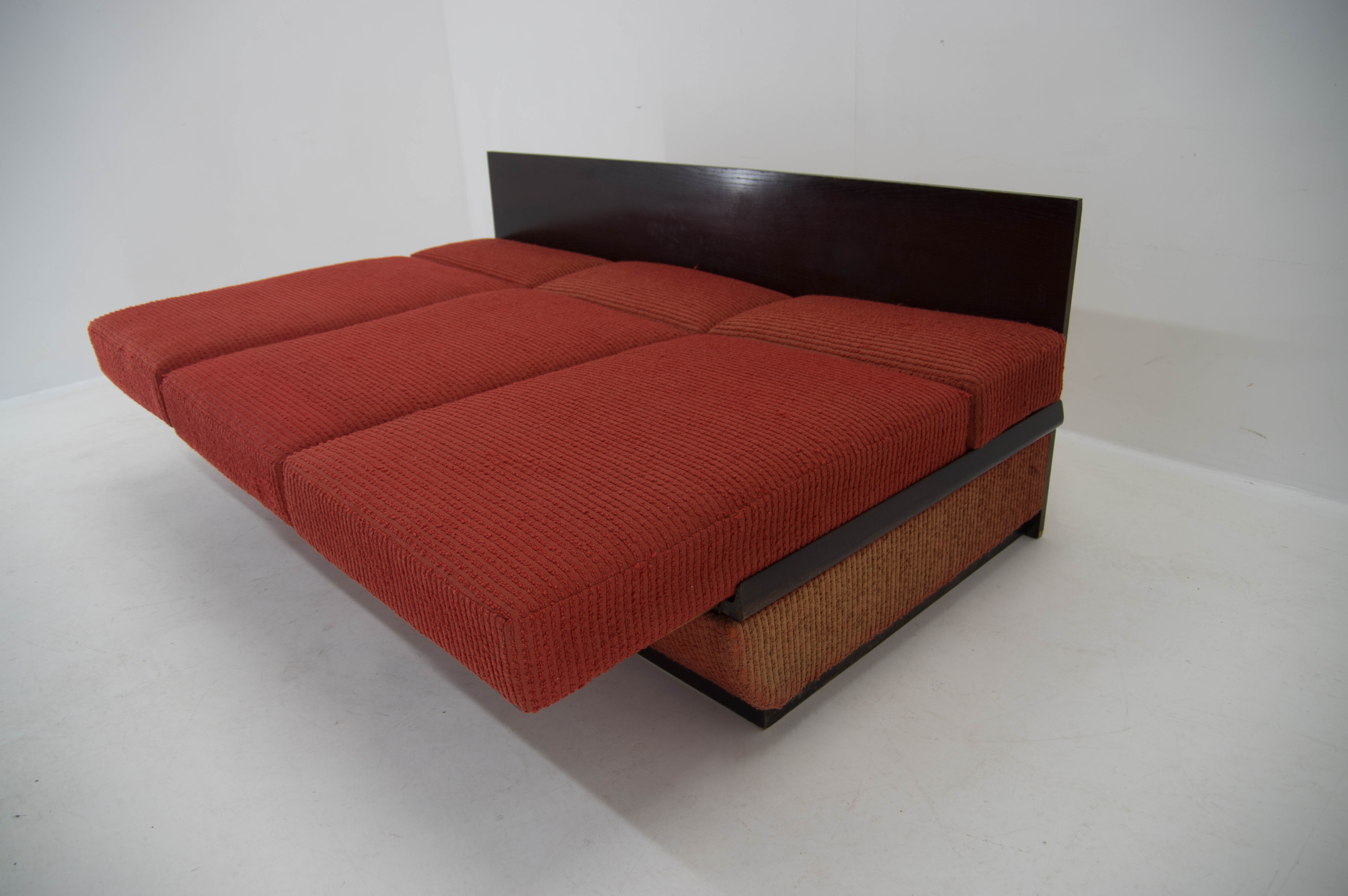 1950s Jindřich Halabala Sofa or Bed for UP Závody, Czechoslovakia