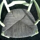 Old Norman straw armchair