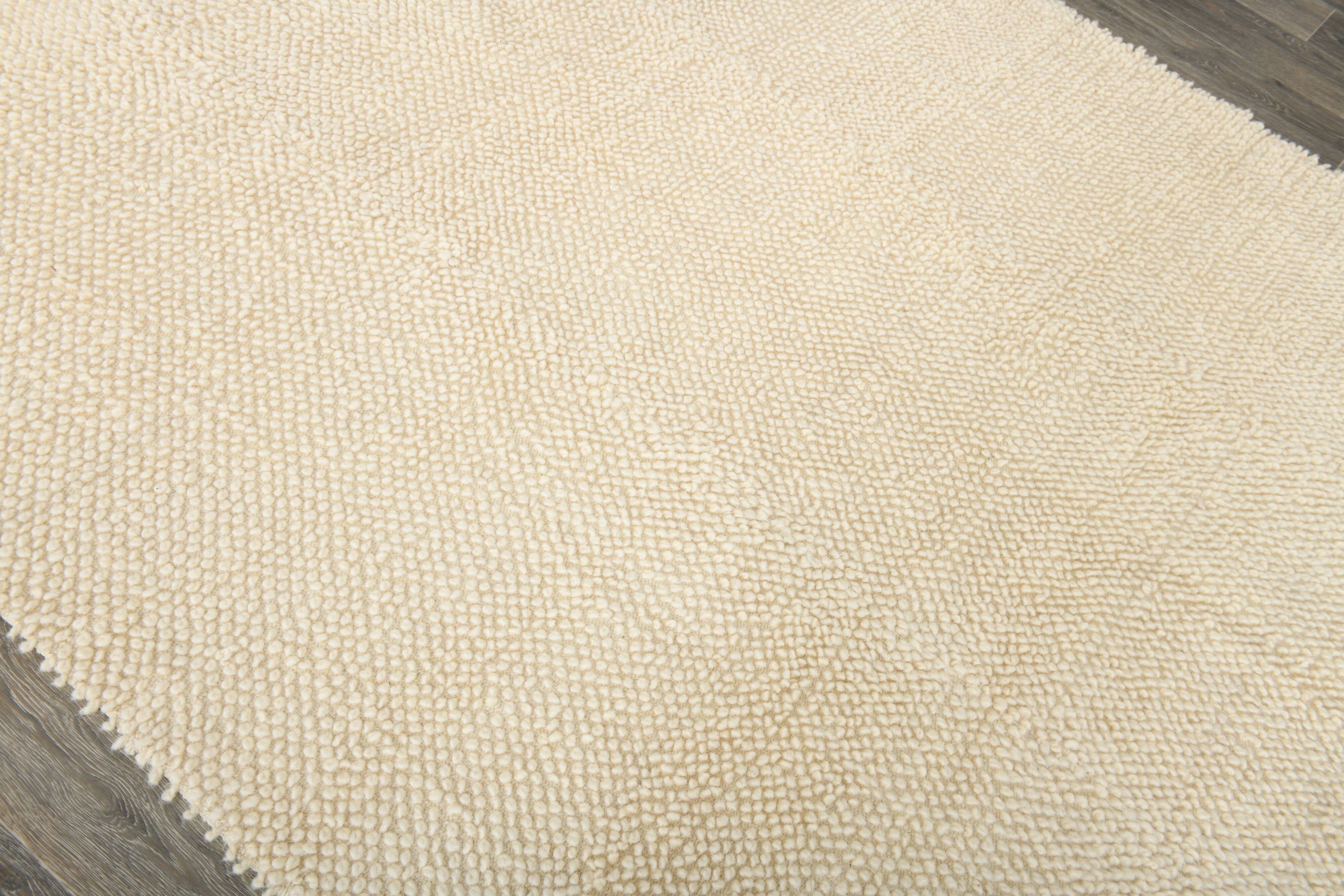 Super Soft Beige & Cream Modern Kilim Rug, 188x298Cm