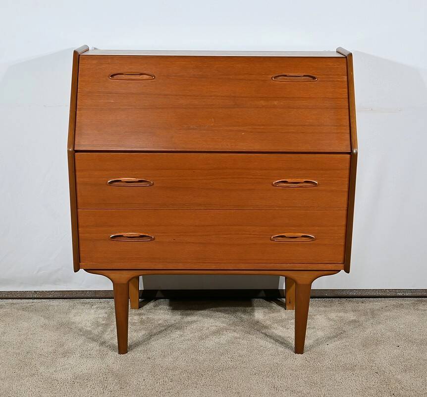 Secretary in Teak, stamped LB Kofod-Larsen, Denmark – 1960