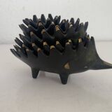 Vintage 1950 hedgehog ashtrays by Walter Bosse for Hertha Baller