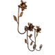 set Gilded Metal wall coat racks 1950s France