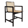 Vintage Wooden Chair with Cane seat by Branko Ursic for Stol Kamnik, 1970s