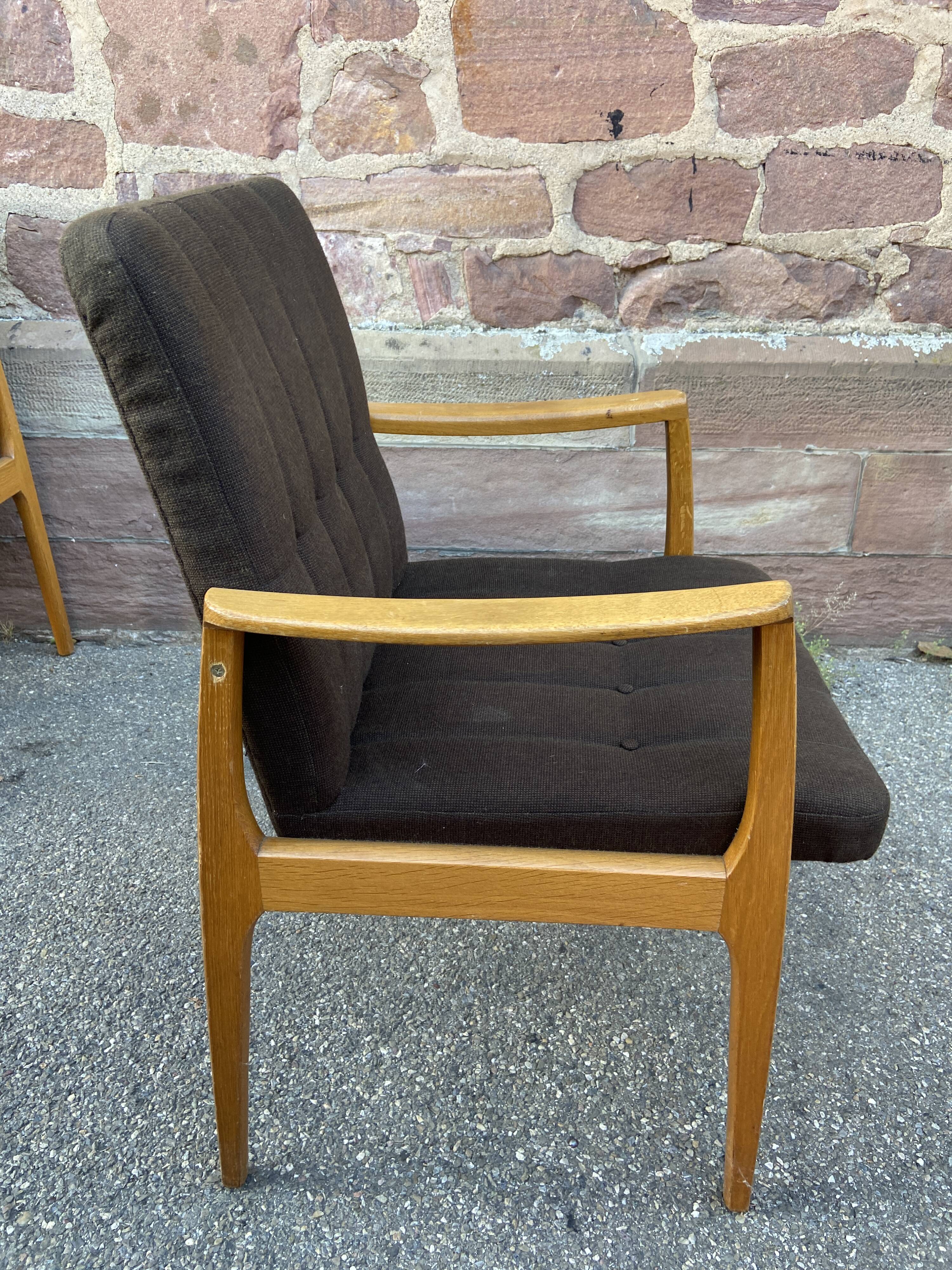 4 armchairs Scandinavian Lounge Chairs 60s Fröscher KG