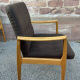 4 armchairs Scandinavian Lounge Chairs 60s Fröscher KG