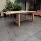 Farmhouse table with extension