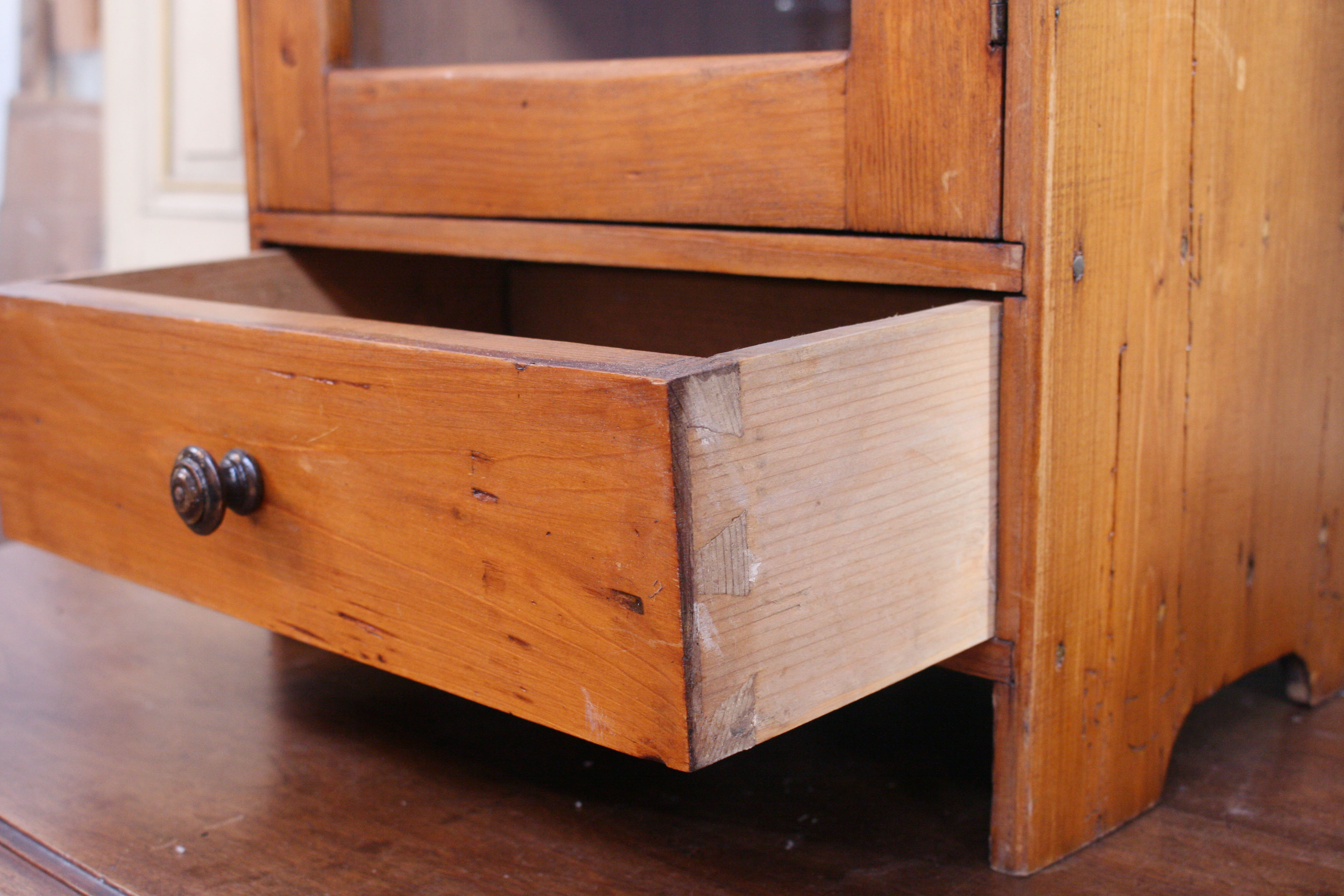 Wooden medicine cabinet