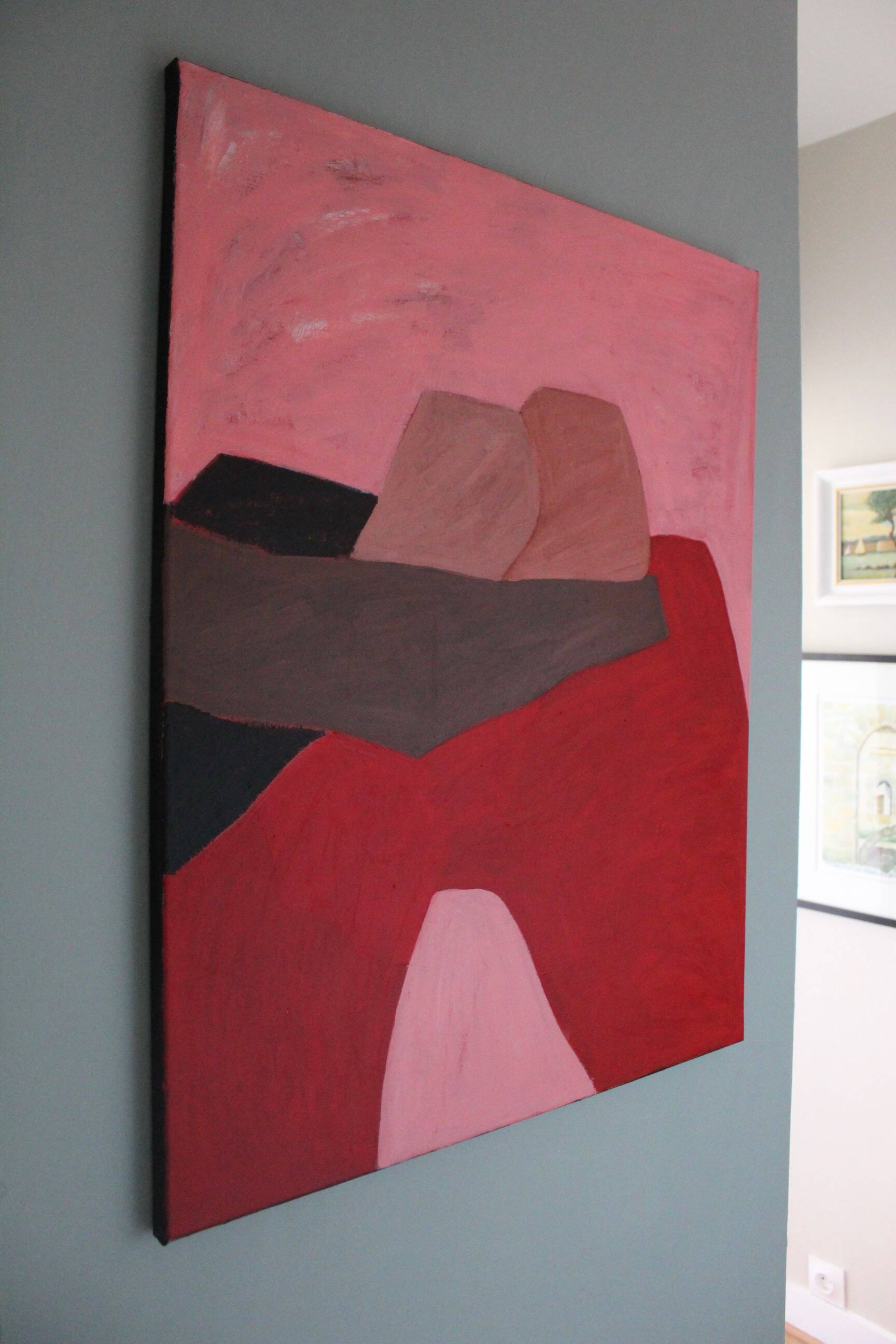 In your arms, stretched canvas 80x65cm