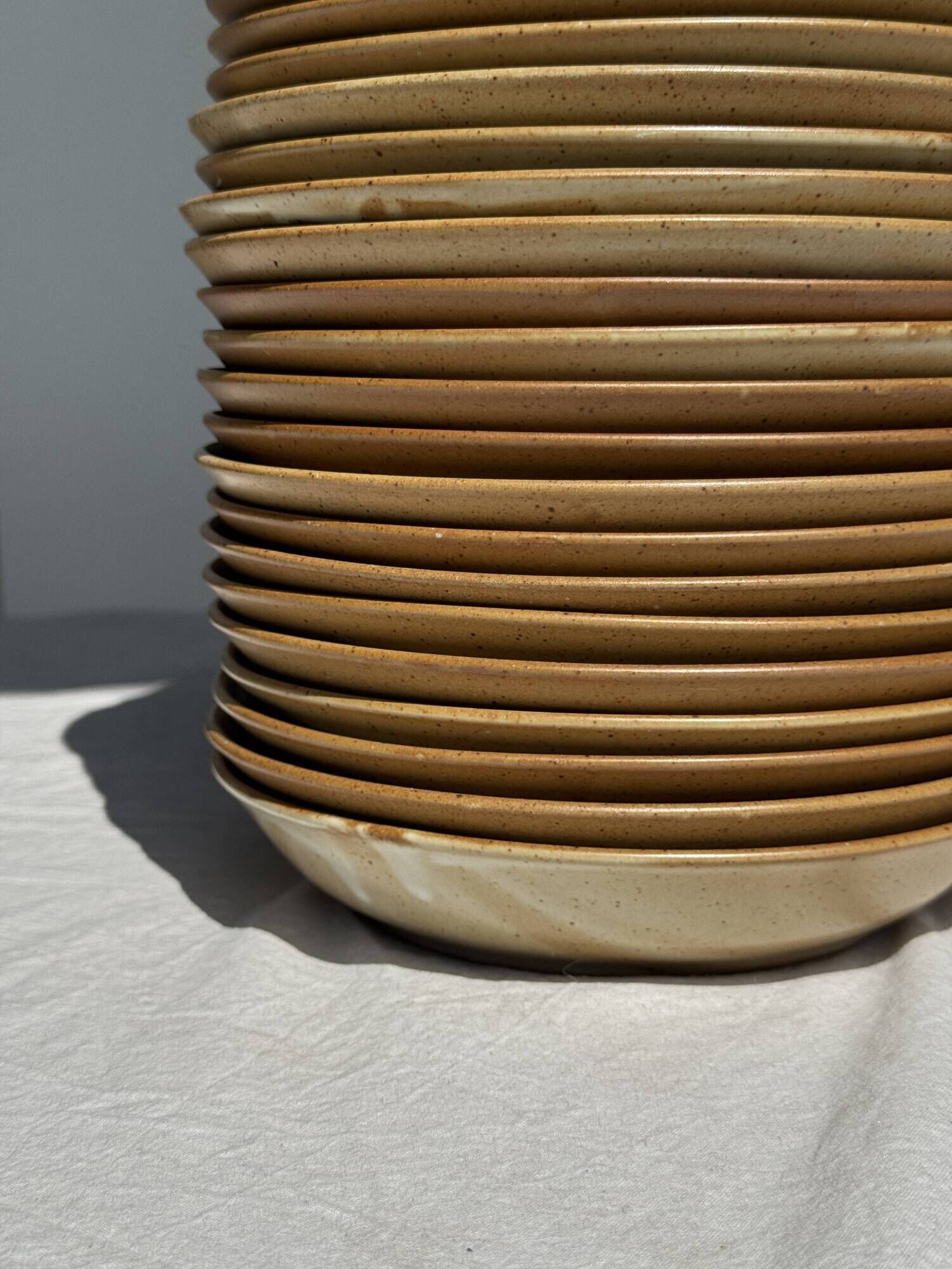 Set of 29 CNP village France D19 soup plates