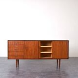 Buffet en teck danois du milieu du siècle, années 1960.