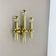 rare Brass tube "TORCH" Wall Light sconce by GAETANO SCIOLARI, Italy 1970s