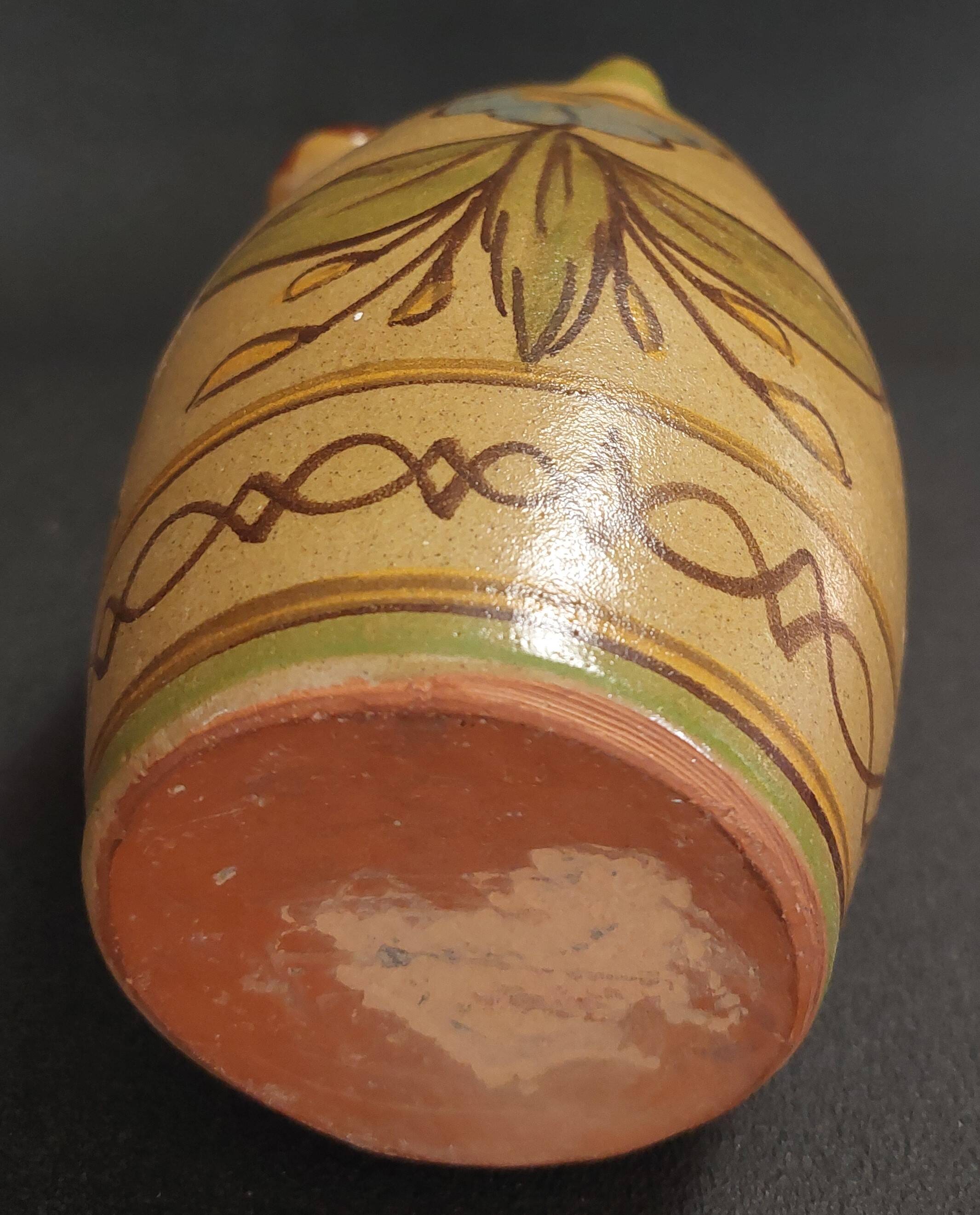 Ceramic carafe chevrette Portugal Olaria de Almancil Algarve pottery