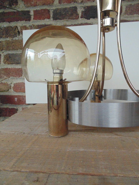 Chandelier vintage 3 lamps