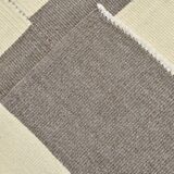 Modern Beige Grey Vintage Kilim Rug, 204x278Cm