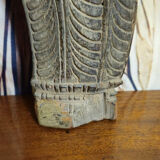 Ancient wooden sculpture – Finely carved Indonesian deity - 19th century