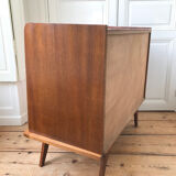 Vintage chest of drawers revisited in Setting Plaster from Farrow & Ball