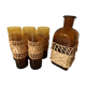 Service vintage verres/carafe