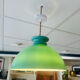 Opaline vintage green water suspension