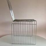 Max Sauze 1970s wire sculpture chair Made in France