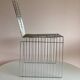 Max Sauze 1970s wire sculpture chair Made in France