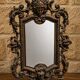 Richly chiselled bronze table mirror – neo-Renaissance style, 19th century