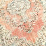 Red & Cream Classic Pattern Vintage Rug, 180x261Cm