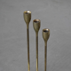Set of candlesticks in brass 1960