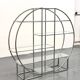 Bauhaus ronde en tubulaire chromé et verre