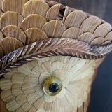 Bamboo owl basket