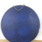 Chrome round mirror 1950 29x33cm