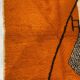 Handmade Moroccan Berber carpet 252 x 152 CM