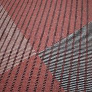 XL midcentury bouclé abstract design geometric rug / carpet, 1950s