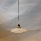 Vintage opaline hanging lamp