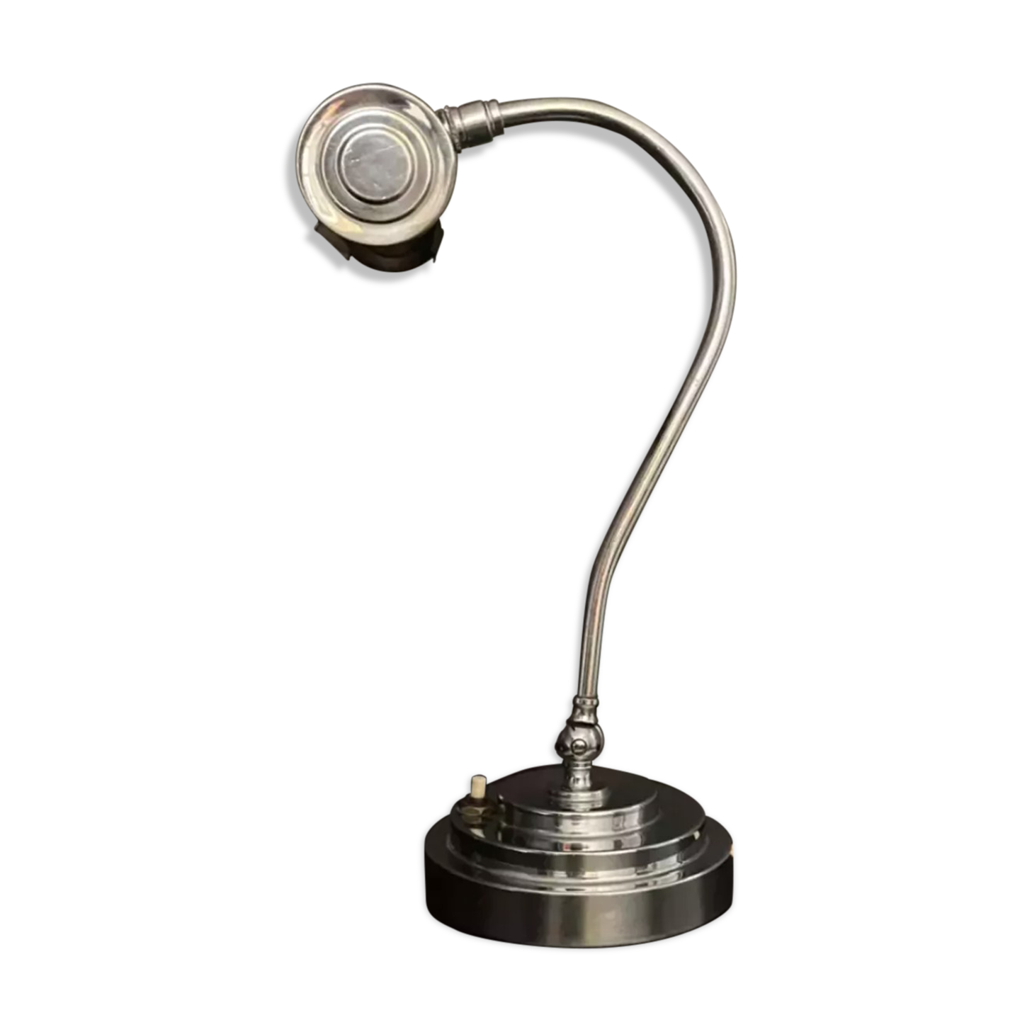 Vintage adjustable desk lamp, art deco 1930