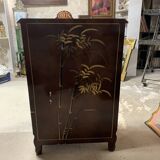Chinese lacquered chest of drawers