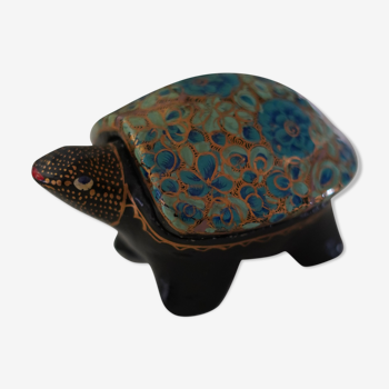 Boite à bijoux tortue peinte à la main