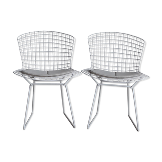 Pair of Wire chairs, designed by Bertoia for Knoll International